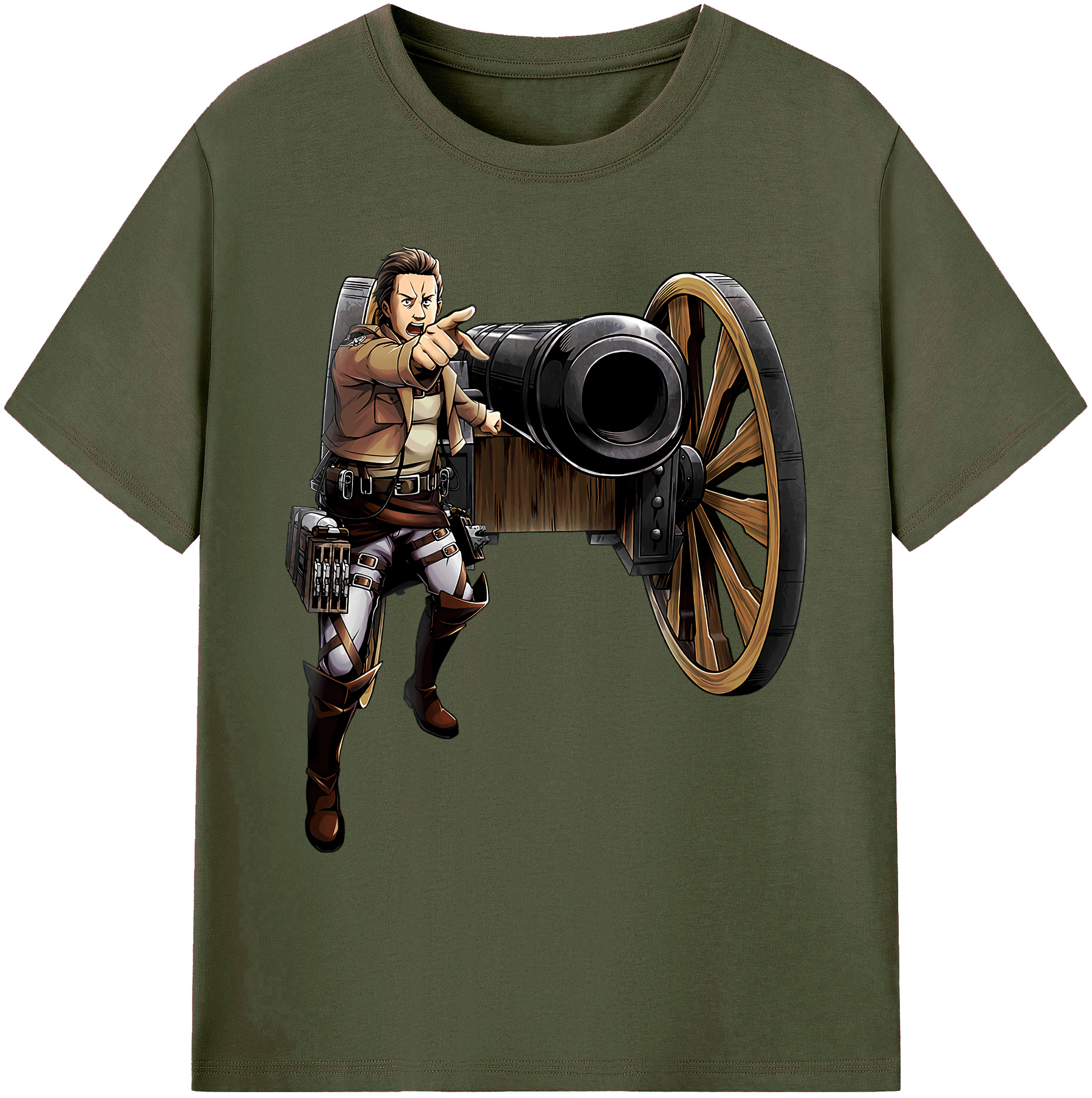 （画像用） 進撃の巨人 Attack on Titan 綿100％ メンズ半袖Tシャツ｜肌触りやわらか＆通気性